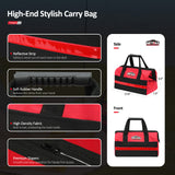 WETBAS Car Roadside Emergency Kit with Jumper Cables, Auto Road Side Safety Kit for Vehicles - with Premium Carry Bag, Repair Tool Set, Folding Shovel, for Men, Women, Teenagers
