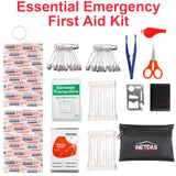 WETBAS Roadside Emergency Kit for Car, Vehicle Auto Truck Safety Emergency Road Side Assistance Kits Essentials with Jumper Cables, Safety Hammer, Tow Rope, Reflective Warning Triangle